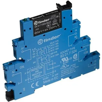 Zdjęcie produktu dla Finder, przekaźnik relacyjny, 1W, 6A, 240VAC (38.51.8.240.5060)