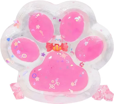 Productafbeelding van Taba Squishy Enorme kattenpoot siliconen knijpspeelgoed - Groot zacht anti-stress-speelgoed