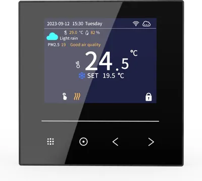 Immagine prodotto di Termostato ambiente WiFi BOT Tuya RT2 16A nero