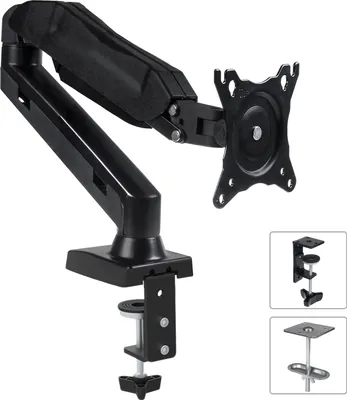 Produktbild von Držiak monitora Stolový držiak pre 1 monitor Rameno monitora Držiak monitora 13"-27" do 8 kg VESA 75x75 100x100