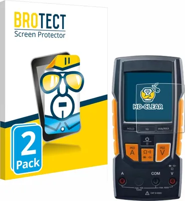 Produktbild von 2x Für Testo 760 Schutzfolie BROTECT Displayschutz Display Schutz Folie Klar Transparent
