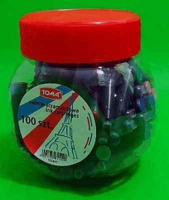 Immagine prodotto di Naboje do piór niebieskie 100 sztuk