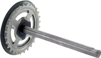 Image de Arbre à cames RMS 28 dents, référence OEM 188073, pour Piaggio Ciao type C24, Ciao Mix, SI, Bravo