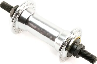 Produktbild von Fahrrad Alu Vorderrad Nabe 36 Loch Vollachse Einbaubreite 100mm silber