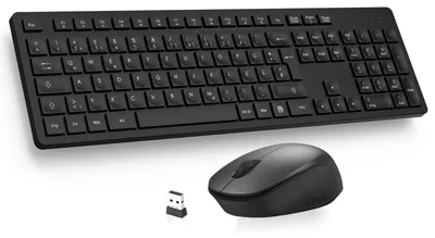 Produktbild von LeadsaiL K786 Tastatur Maus Set Kabellose, Tastatur und Maus, QWERTZ Deutsches L