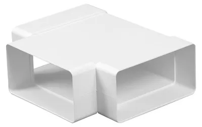 Produktbild von Awenta KP204-26 – Horizontales T-Stück für Flachkanal 60 x 204 mm