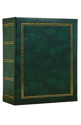 Zdjęcie produktu dla ALBUM VMC na 304 zdjęcia 10x15 cm. kieszeniowy bez opisu CLASSIC/BL zielony CZARNE STRONY