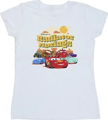 Produktbild von Disney - "Cars Radiator Springs" T-Shirt für Damen BI14028 (S) (Weiß)