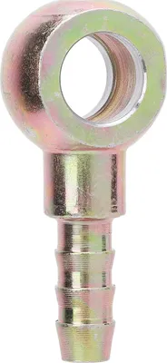 Produktbild von 7/16-Zoll-Banjo-Anschlüsse mit 8 mm Widerhaken aus rostfreiem Stahl mit starkem, tragendem Schlauchadapter