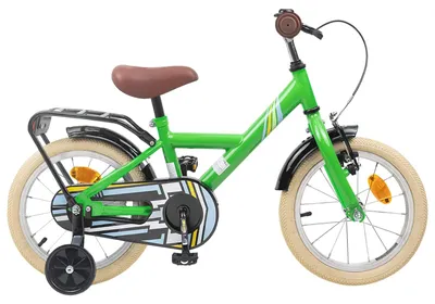 Immagine prodotto di Bicicletta per Bambini 16 Pollici per bambini di 4-6 anni Verde