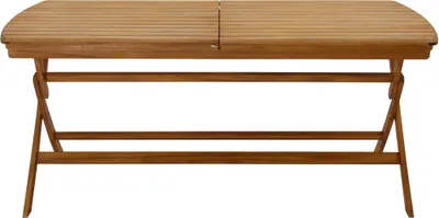 Produktbild von Miliboo - Ausziehbarer Gartentisch mit integrierter Verlängerung aus Massivholz B180-240 cm CANOPEE