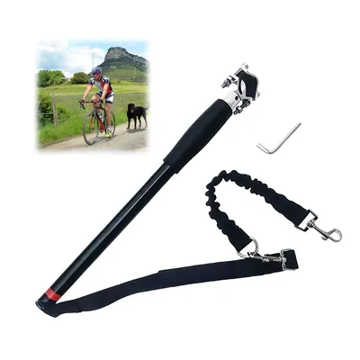 Produktbild von Hundeleinen, Fahrradleine für Hunde,Freihändiges Hunde Fahrrad Trainingsleine für Training, Joggen, Radfahren und Outdoor, 42.5cm, Seillänge 68-84cm
