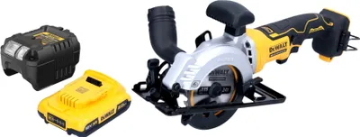 Produktbild von DeWalt DCS 571 D1 Akku Handkreissäge 18 V 115 mm Brushless + 1x Akku 2,0 Ah + Ladegerät