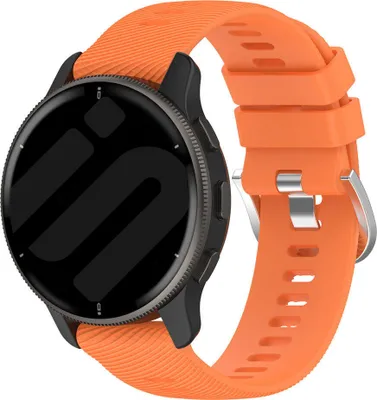 Produktbild von Strap-it Smartwatch-Silikonarmband – geeignet für Garmin Vivoactive 4 (45 mm) / Venu 2 / Venu 3 / Forerunner 255 / Forerunner 265 – Schwarz