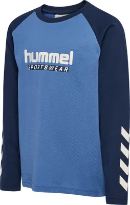 Produktbild von Hummel Hmljr logo t-shirt l/s - dutch blue, Größe:46-52