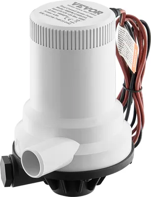 Immagine prodotto di VEVOR 12 V 1600 GPH pompa aeratore serbatoio a passaggio diretto per doppia entrata, corpo ABA, pompa aeratore serbatoio resistente alla corrosione per acqua dolce e salata