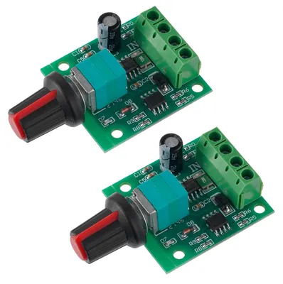 PWM DC-Motor-Drehzahlregler 1,8-15 V, 2 A, 30 W, 2 Stück
