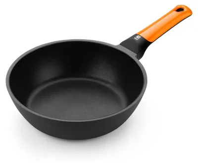 Immagine prodotto di BRA Efficient Orange, Tondo, Padella multiuso, Nero, Arancione, Teflon Platinum Plus, Efficient Orange, Alluminio