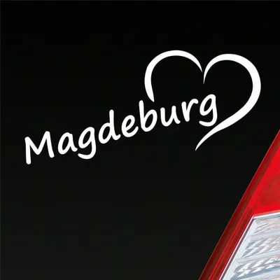 Produktbild von Auto Aufkleber Quedlinburg Herz Heart City Stadt Motorrad 19x8 cm Weiss Glanz Sticker Heckscheibenaufkleber