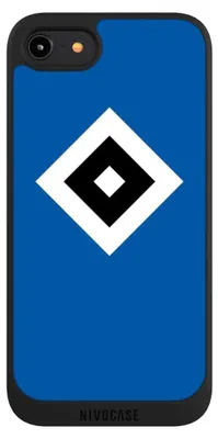 Produktbild von NIVOCASE Handyhülle für Apple iPhone 7  Hülle NIVOpure Case Schwarz HSV Hamburger SV Logo