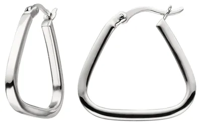Produktbild von Creolen Silbercreolen 925 Silber rhodiniert Ohrschmuck Ohrringe