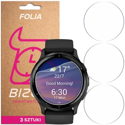Produktbild von 3x Schutzfolie für den Bildschirm für Garmin Venu 3, Bizon Watch HydroFlex