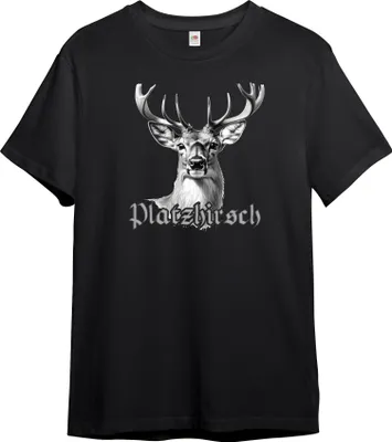 Produktbild von PAULGOS Herren T-Shirt "Platzhirsch", Hirschkopf