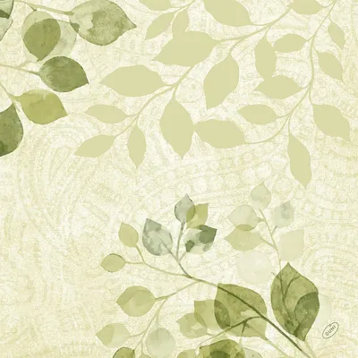 Produktbild von Dunisoft Servietten Paisley leaves 40x40cm