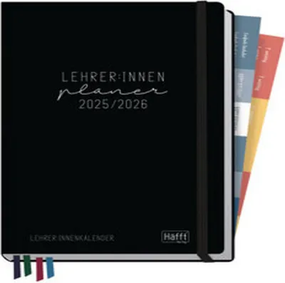 Produktbild von Häfft Lehrer-Planer 25/26 Black Edition DIN A5