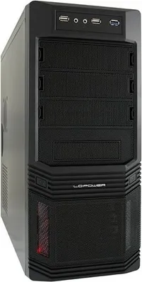 Produktbild von LC-Power PRO-925B, Midi-Tower, PC, Metall, 600 W, 80.120 mm (3.15 "), 80.92 mm (3.19 ")