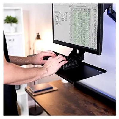 Produktbild von Halterung für Tastatur und Maus, VESA-Halterung, 64,8 x 20,3 cm, Oberfläche