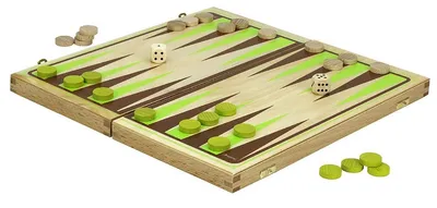 Immagine prodotto di Backgammon in scatola di legno pieghevole
