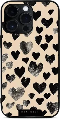 Produktbild von Handyhülle für iPhone 14 Pro Max, Mobiwear Glossy Case, Beige Liebe