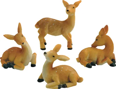 Produktbild von Rehkitz, 4er-Set, ca. 5 cm