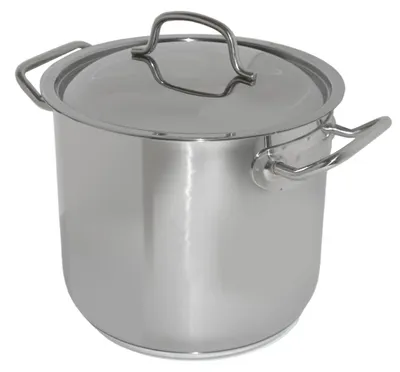 Kochtopf mit Deckel 9 L, Ø 24 cm, Edelstahl