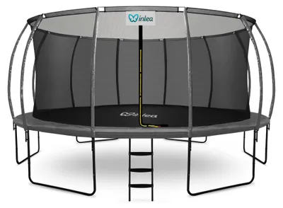 Produktbild von INLEA ULTIMATE Jump Trampolin 500 cm mit Innenschutznetz - grau