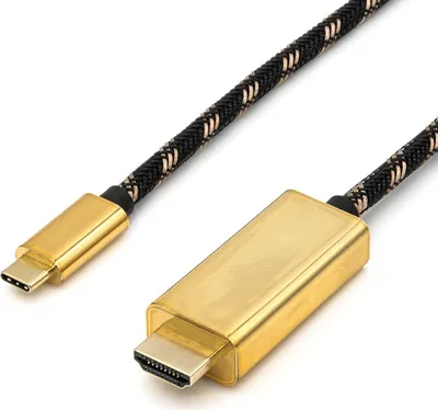 Produktbild von ROLINE GOLD USB Typ C - HDMI Adapterkabel, ST/ST, 2 m