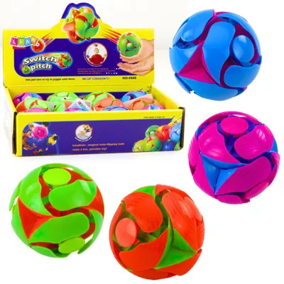 Produktbild von Farbwechselball zum Werfen und Jonglieren 6cm Bunt