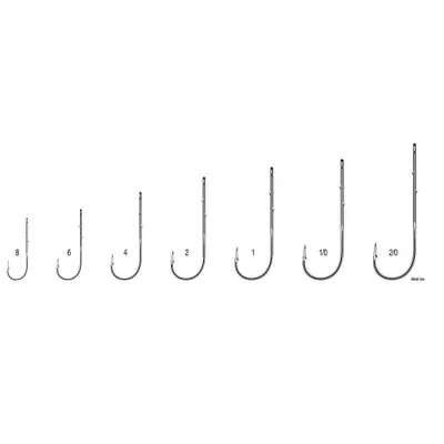 Produktbild von VMC 7245 Spark Point Surfcasting Hook - 10 Angelhaken, Größe:Gr. 2/0