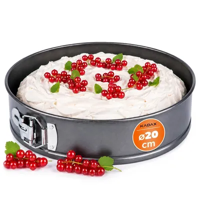 Zdjęcie produktu dla KADAX Tortownica Okrągła 20cm Forma Blacha Do Pieczenia Nieprzywieralna