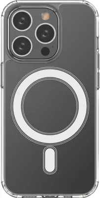 Produktbild von Flexible Gel-Hlle fr iPhone 15 Pro magnetisch mit MagSafe transparent