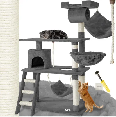 Produktbild von Kratzbaum Marcel 141 cm inklusive Treppe, Spielkordel und Kippschutz