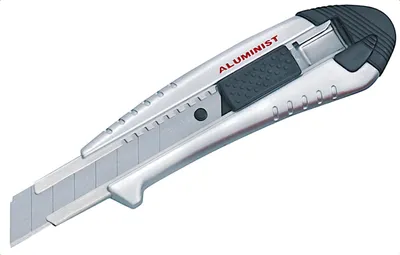 Produktbild von Tajima Aluminist Cuttermesser 18 mm mit 3 Endura Klingen