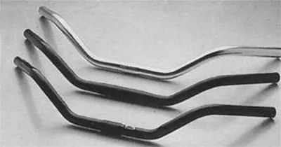 Produktbild von ergotec 15585001 Lenkerbügel Cruiser Alu, Ø 25,4mm, 590mm,silber/eloxiert,52°, silber