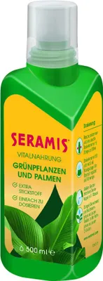 Produktbild von Seramis Vitalnahrung für Grünpflanzen und Palmen 500 ml