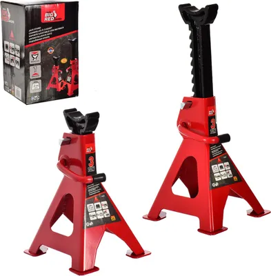 Obrázok produktu pre Sada podporných stojanov - Big Red t43001c s nosnosťou 3 tony (1 pár)