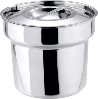 Produktbild von Bain Marie Topf mit Deckel, aus Edelstahl, hochglänzend, 4,2 l Volumen