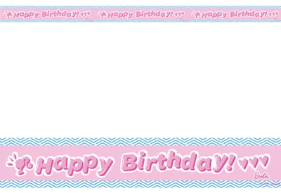 Produktbild von Barbie Banner 1,80 m -, KI-generiertes Bild