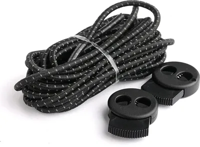 Produktbild von RINGELSPITZ - easy & active laces mit Reflektorfaden - Schwarz - 130 cm