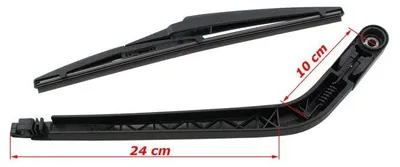 Image de Bras d'essuie-glace arrière + balai d'essuie-glace pour Toyota Auris